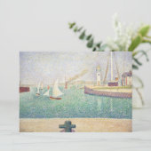 Invitation Georges Seurat - Entrée du Port de Honfleur (Debout devant)