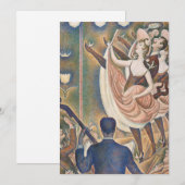 Invitation Georges Seurat - Le Chahut (Devant / Derrière)