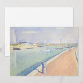 Invitation Georges Seurat - Le chenal des cimes (Devant / Derrière)