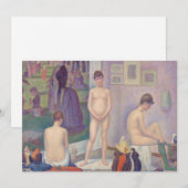Invitation Georges Seurat - Les Poseuses (Devant / Derrière)