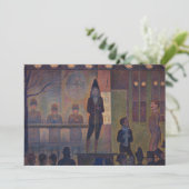 Invitation Georges Seurat - Parade de cirque (Debout devant)
