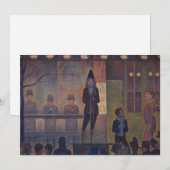 Invitation Georges Seurat - Parade de cirque (Devant / Derrière)
