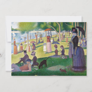 Invitation Georges Seurat - Un dimanche à La Grande Jatte