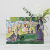 Invitation Georges Seurat - Un dimanche après-midi à l'Île de (Debout devant)