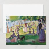 Invitation Georges Seurat - Un dimanche après-midi à l'Île de (Devant / Derrière)