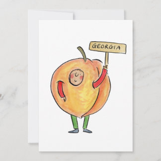 Invitation Georgia Peach