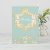 Invitation Georgiana (Marie Antoinette Blue) Mariage (Debout devant)