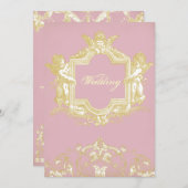 Invitation Georgiana (rose de Peony) (Devant / Derrière)