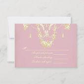 Invitation Georgiana (Rose Pâle) RSVP (Dos)