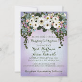 Invitation Gerbera Daisies Mariage de swag (Devant)