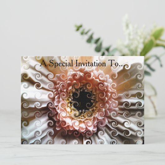 INVITATION GERBERA DAISY (Debout devant)