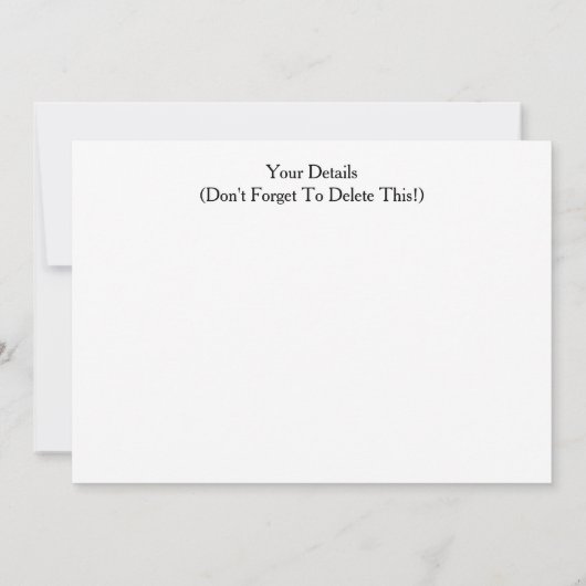 INVITATION GERBERA DAISY (Dos)