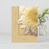 Invitation Gerbera Daisy (Debout devant)