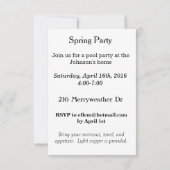 Invitation Gerbera Daisy (Dos)