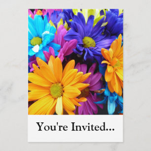 Invitation Gerbera Daisy Bouquet