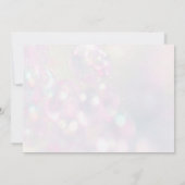 Invitation gerbera rose pour toute occasion (Dos)