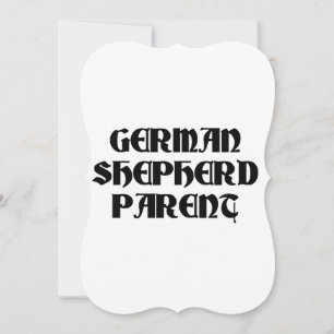 Invitation german berger parent