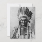 Invitation Geronimo noir et blanc (Devant)