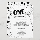 Invitation geste de la main noir blanc 1 (Devant / Derrière)