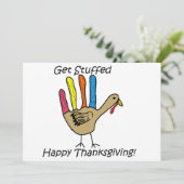 Invitation Get Stuffed (Debout devant)