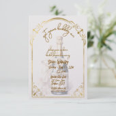 Invitation Get Your Bubbly On Wedding Shower (Debout devant)