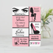 Invitation Getaway filles (Debout devant)