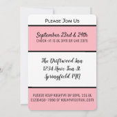Invitation Getaway filles (Dos)
