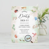 Invitation Getting Down & Dirty 3rd Birthday Farm Mud Party  (Debout devant)