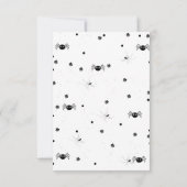 Invitation Ghost Halloween Éffrayant un premier anniversaire (Dos)