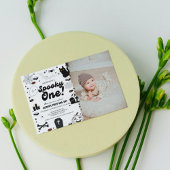 Invitation Ghost Halloween Éffrayant un premier anniversaire