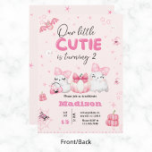 Invitation Ghost Halloween fête d'anniversaire chaque année r