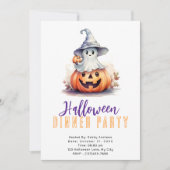 Invitation Ghost in Grey sorcières Casquette Diner d'Hallowee (Devant)