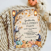 Invitation Ghost mignon et Citrouille Spooktacular Halloween