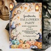 Invitation Ghost mignon et Citrouille Spooktacular Halloween