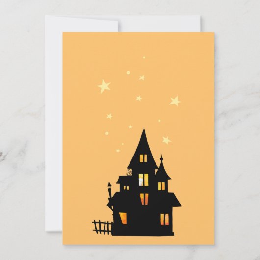 Invitation Ghost Spooktacular Halloween fête d'anniversaire (Dos)