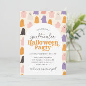Invitation Ghost Spooktacular Halloween Parti (Debout devant)