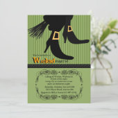 Invitation Ghoulish Night Halloween Party (Debout devant)