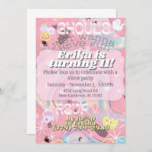 Invitation Ghouls veut juste s'amuser Pastel Halloween Invita (Devant / Derrière)