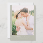 Invitation GIANNA Jardin verdoyant Etherial Enregistrer la da (Dos)