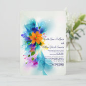 Invitation Giclée de Couleur (Debout devant)