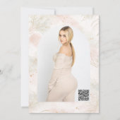 Invitation Gilded Gold Sage & Blush Botanical Sweet 16 (Dos)