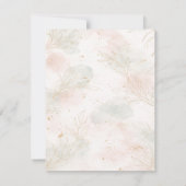 Invitation Gilded Gold Sage & Blush Botanical Wedding RSVP (Dos)