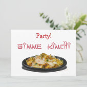 Invitation Gimme Kimchi Kimchi Amateurs (Debout devant)