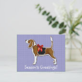 Invitation Ginger Beagle de pain de Noël Cookie (Debout devant)