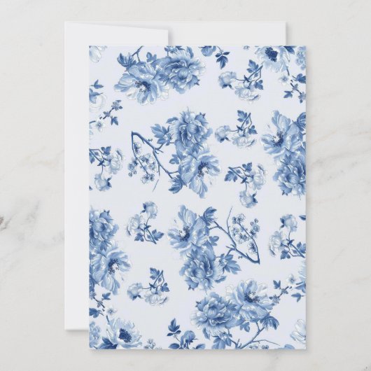 Invitation Ginger Jar citron Chinoiserie Tout âge Anniversair (Dos)