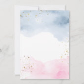 Invitation Gingerbread Boy Girl Cookies Pink Blue Winter (Dos)