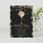 Invitation Gingerbread Cookie Cocktail Stars Holiday (Debout devant)