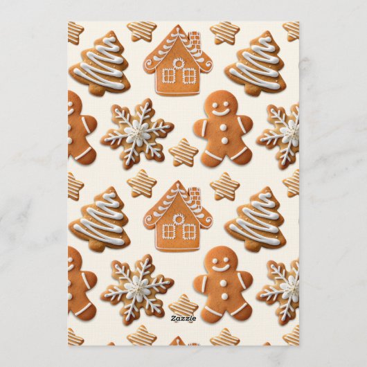 Invitation Gingerbread Cookie Invite (Dos)