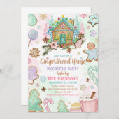Invitation Gingerbread House Christmas Party (Devant / Derrière)