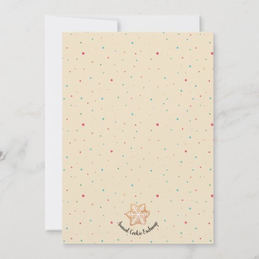 Invitation Gingerbread House Cute Holiday Cookie Exchange (Dos)